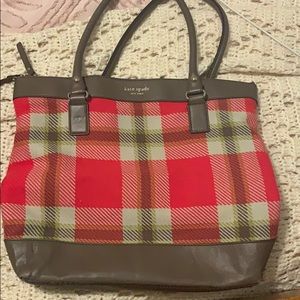 Super Cute Plaid Kate Spade Bag
